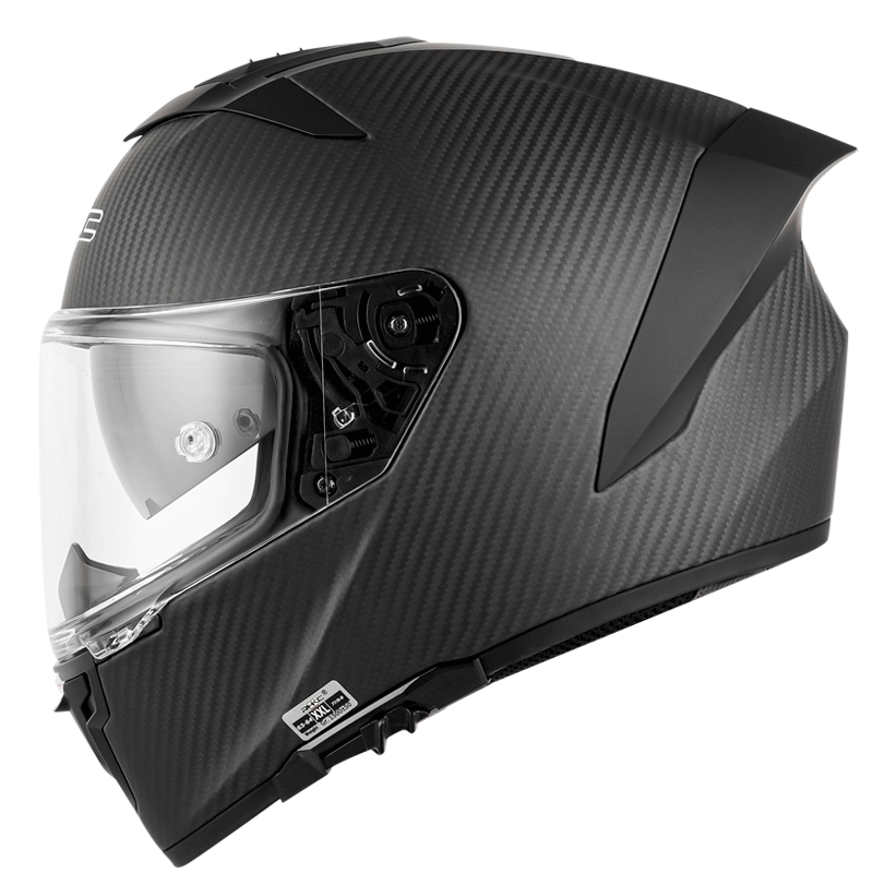 VSMOTO 360 Helmet 3K Carbon Fiber Gloss Black