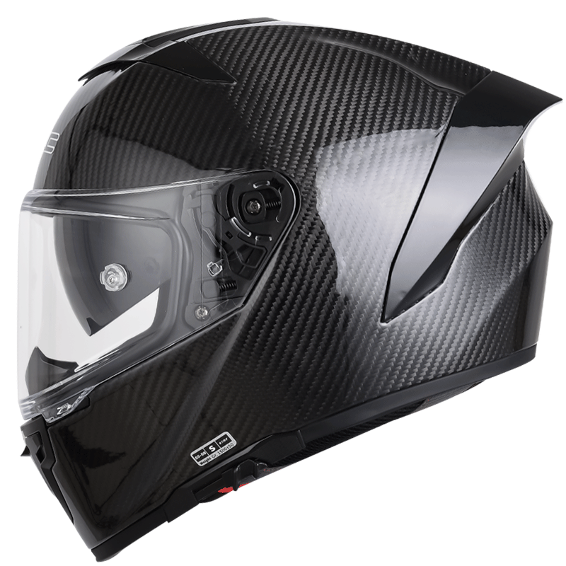 VSMOTO 360 Helmet 3K Carbon Fiber Gloss Black