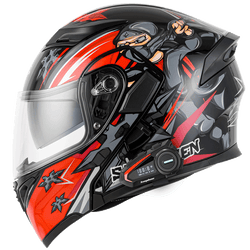VSMOTO 902 Helmet With Headset K20 Ninja