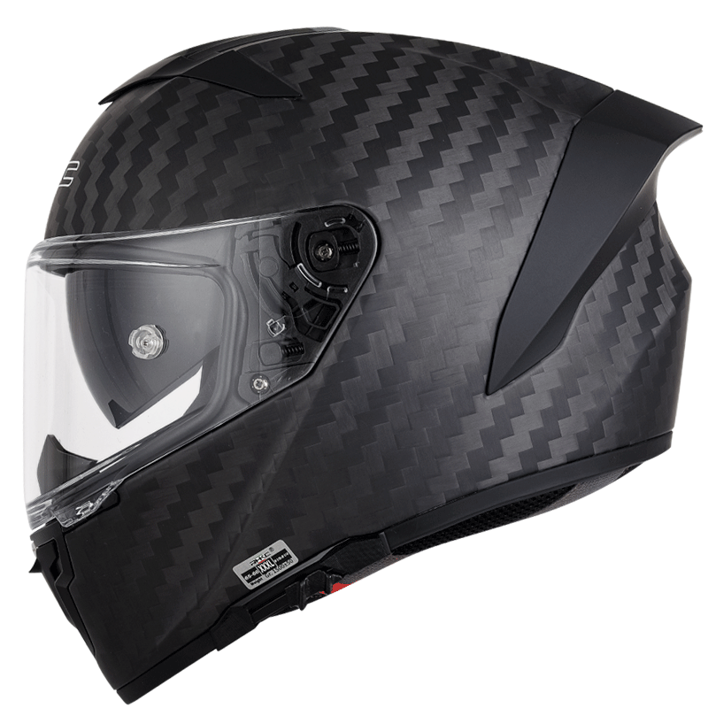 VSMOTO 360 Helmet 9K Carbon Fiber Gloss Black