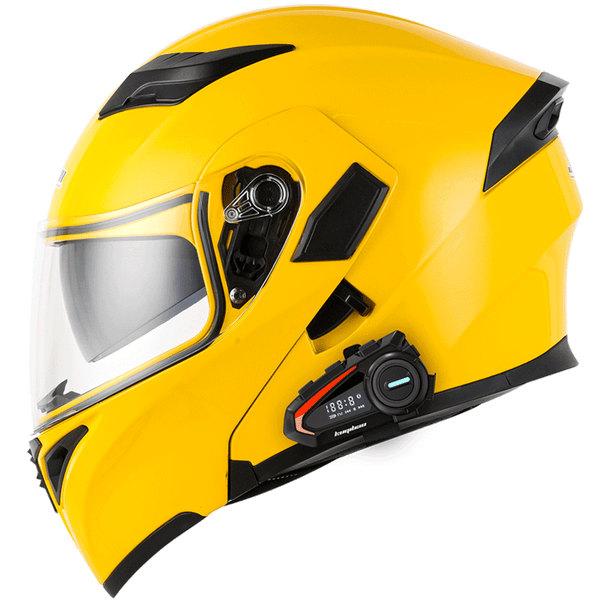 VSMOTO 902 Helmet With Headset K20 Solid Color